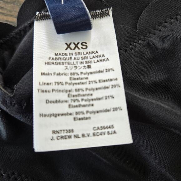 J. Crew Factory Scalloped One-Shoulder Bikini Top Size XXS NWT - Picture 5 of 6